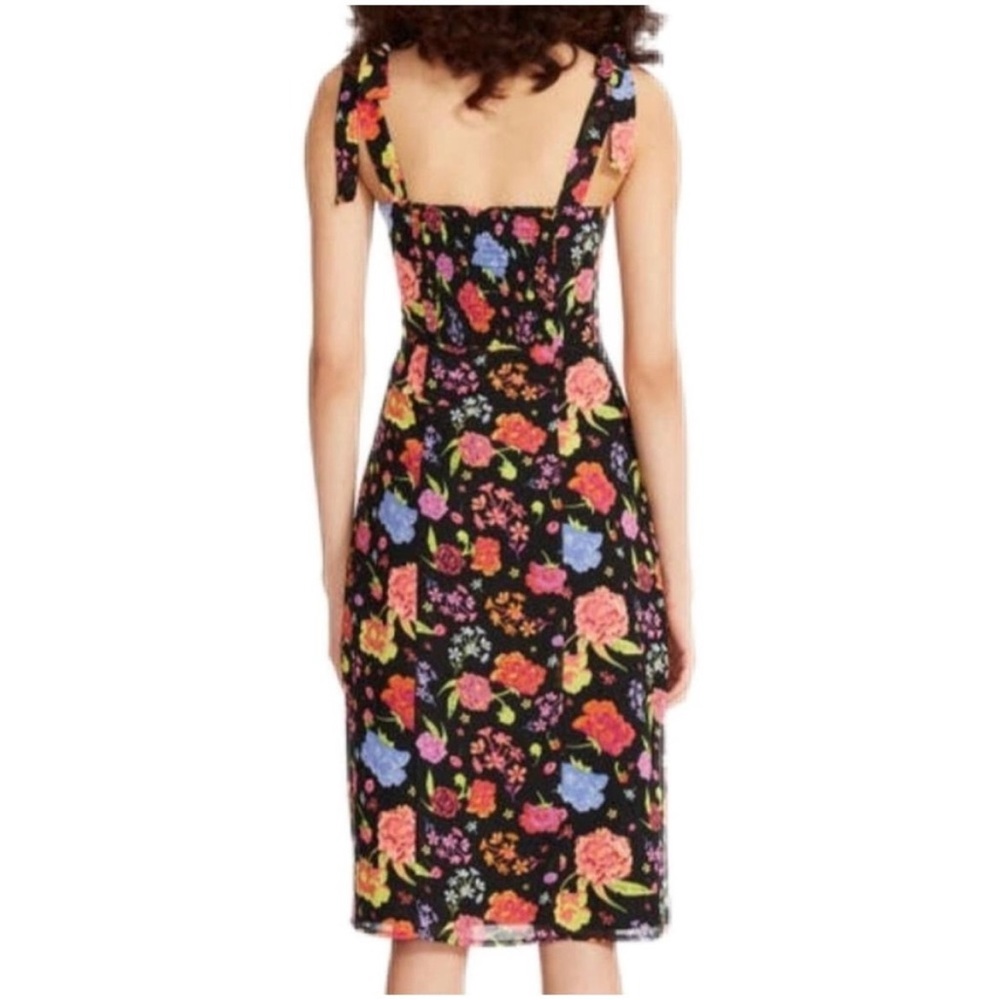 Betsey Johnson Penelope Vibrant Floral Midi Dress - Picture 2 of 6